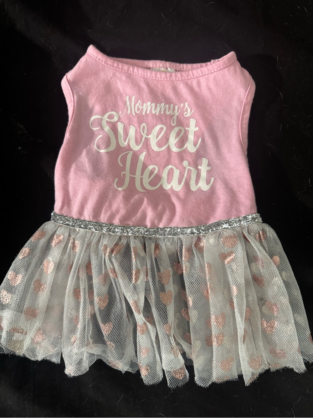 Pink "Mommy's Sweet Heart" Tulle Dress